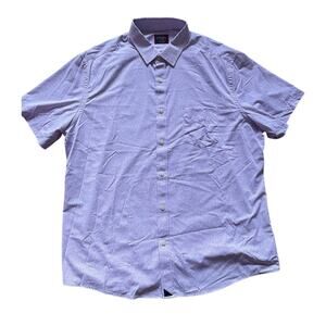 UNTUCKit Mens/Teen Light purple Floral Button-Down Collar Shirt Size XL Sports